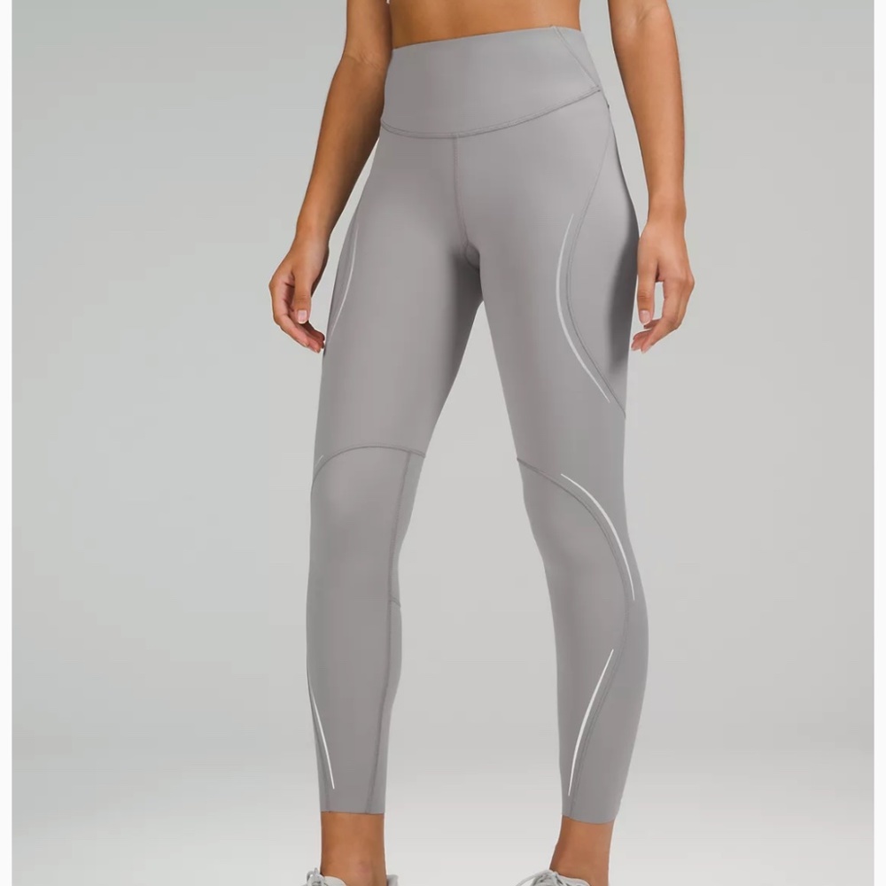 Base Pace High Rise Reflective Tight 25"